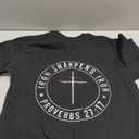 Iron sharpens iron T-shirt (Black,Medium)