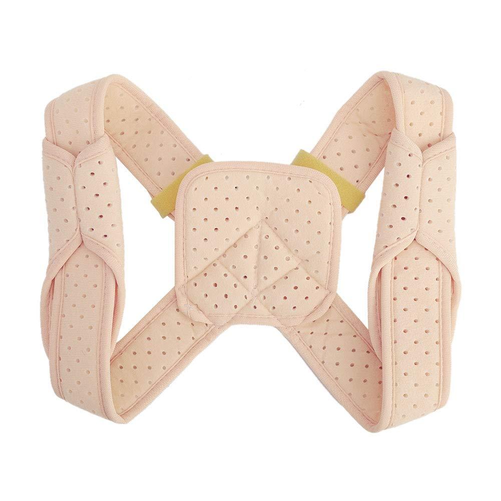 Agatige Clavicle Support, Kids Shoulder Belt Back Support Brace Prevent Humpback Adjustable Posture Corrector Back Brace for Boys and Girls - L