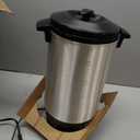 BLACK+DECKER 40 Cup Coffee Urn, Fast Brewing, Aluminum, Keep Warm Function, Heat Resistant Handles, Indicator Light