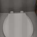 Ansffer Toilet Seat Round Soft Close16.5'', Toilet Lid Slow Close Quiet No Slam, Easy Installation & ReleaseSafe PP Material Easy Clean, Comfortable Ergonomic Design, 2 Years Support, White Plastic