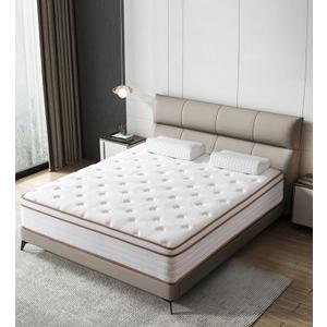 Full Mattresses,Hybrid 12 Inch Full Mattress in a Box,Memory Foam & Individually Pocket Spring for Pain Relief,Pressure Relief,Certified.
