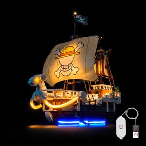 Light kit Compatible with Lego 75639 The Going Merry Pirate Ship ONE Piece - No Model Only Light, LED Lighting Accessories Compatible with Lego Forward Merry Pirate Ship (Standard Version)