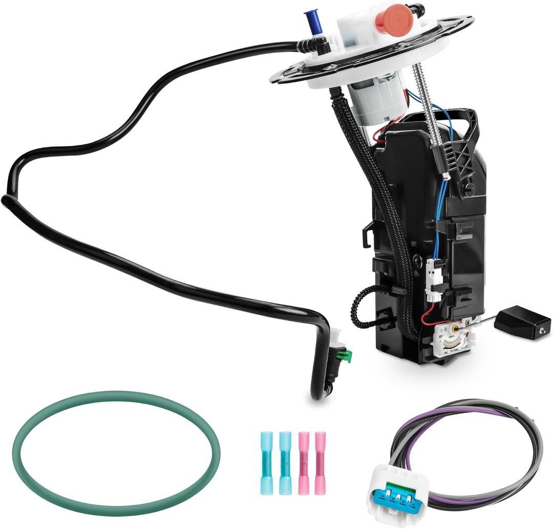 Electric Fuel Pump Assembly w/Level Sensor Compatible with 2004 2005 2006 2007 2008 Chevy Malibu, Pontiac G6, Saturn Aura (2.4L 3.5L 3.6L 3.9L), Replaces E3591M