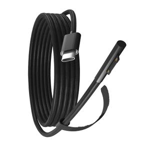 PD100W USB-C Charger Cable Compatible with Surface Pro Laptop Microsoft Surface Pro 10/9/8/7+/7/6/5/4/3/X Windows Surface Laptop 6/5/4/3/2/1 Surface Go Tablet Surface Book Support 65W/45W,6FT