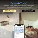 Smart Ceiling Fan and Light Switch, WiFi 3-Speed Fan Controller, Works with Alexa and Google Home, Tuya/Smart Life APP Remote Control, Timer & Countdown Function, No Hub Required, Neutral Wire Needed
