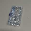 AIMUNOK 125PCS Alloy Steel Rivet Nuts Kit #8-32#10-24 1/4"-20 5/16"-18 3/8"-16 Threaded Insert Nutsert Rivnuts (Rivet Nut KIt)