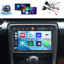 4+128G Radio for Audi A4 S4 RS4 20022008, 9" Touch Screen for Audi A4 Radio Kit with Wireless CarPlay/Android Auto, 5GHz WiFi, Bluetooth 5.0, EQ, GPS Navigation, 1280 * 720, Backup Camera