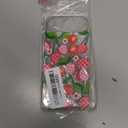 for iPhone Air Case Cute - Durable Shockproof 6.6 ft Drop Impact Phone Case - Funny Checkered Cherry Design for iPhone 17 Air (6.5") Clear