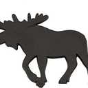 DII Moose Trivet, Black Cast Iron, 8 x 8 Inch