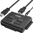 Unitek USB 3.0 to IDE and SATA Converter External Hard Drive Adapter Kit for Universal 2.5/3.5 HDD/SSD Hard Drive Disk, One Touch Backup Function, Included 12V/2A Power Adapter (Type-A Hard Drive Adapter)