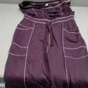 LAMISSCHE Women's Casual Strapless Jumpsuits off the Shoulder Summer Rompers Sleeveless One Piece Outfits with Pockets M