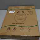 Round Toilet Seat Soft Close 16.5'',Standard Universal Toilet Lid Round with PP Material Safe,Easy to Clean and Install,Ergonomic design,Never Loosens,2 Years Support,White Plastic