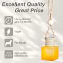 2 x 3 Pack Car Air Fresheners Fruit-Citrus-Linen, Hanging and Vent Clips 2 in 1 Long Lasting Freshener for Car And Women, car accessories