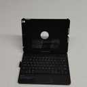 TQQ Touch for iPad 9th Generation Case with Keyboard (10.2", 2021), Multi-Touch Trackpad, 360 Rotatable Protective Cover for iPad Keyboard 9th/8th/7th Gen with Pencil Holder (Black)