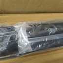 munirater Universal 43.3 inch Black Roof Rack Cross Bar Top Luggage Aluminum Carrier Adjustable Window Frame 2Pcs