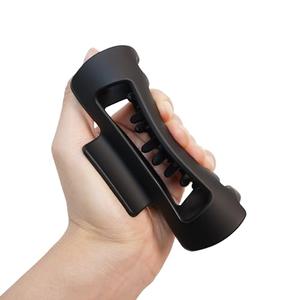 Cloud Clips Soft & Flexible Cozy Claw Clip, Unsnappable Silicone Hair Clip for Women, Large Non-Slip Barrettes for Thin Thick Curly Hair, Black