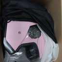 VCAN V88 3/4 Open Face Motorcycle Scooter Helmet ECE & DOT Approved (Medium, Matte Pink)