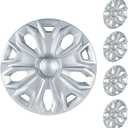16 Inch Hubcaps Compatible with 2015-2026 Ford Transit 150 250 350 350HD | Factory Steel Wheels, Snap-On Wheel Covers, Set of 4
