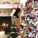 3.94" Large Christmas Balls Shatterproof Black Christmas Ornaments 6 Pcs Big Black Ornaments for Xmas Tree Holiday Wedding Party Decorations