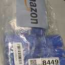 Hitituto Shoe Covers Disposable Non-slip for Indoors -100 Pieces (50 Pairs) Waterproof Premium CPE Booties Shoes Protectors Coverings, fits up to size 11 US Men and 13 US Women, Blue, Large