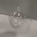 Clear DIY Christmas Baubles - 12 Pcs, 8 cm Hanging Balls - Transparent Fillable Baubles for Christmas Tree, Party, Wedding, Birthday, Home, Gift Box