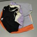 Women's Cotton Underwear High Waisted Tummy Control Soft Stretch Briefs Full Coverage Panties 5 Pack (L)