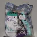 Bluemaple 6 Pack Copper Compression Socks for Women and Men Circulation-Best Support for Medical, Running,Nursing,Athletic (Small-Medium)