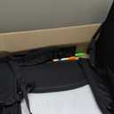 COOLBEBE Kids Travel Tray for Toddler Car Seat, Travel Tray for Airplane, Toddler Car Seat Lap Tray, Carseat Table Tray for Kids Travel Activities (Black -2PCS)