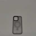 LEEYHHAI Compatible with iPhone 16 Case, Anti-Slip Frosted Soft Touch Magnetic Compatible with MagSafe Wireless Charging（Black）