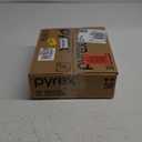 Pyrex Freshlock Glass Food Storage Container, Airtight & Leakproof Locking Lids, Freezer Dishwasher Microwave Safe, 8 Cup