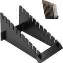 Teenyyo Floor Tile Display Stand 10-Tier Wooden Plate Display Stands Large Sample Storage Rack Standing Porcelain Rack Show Shelf Holder for Floor Tile Sample Exhibition