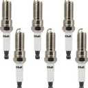 ECCPP Spark Plug Platinum Iridium Fit for Mazda for 6 2009-2012,for Mazda for CX- 2007-2012 Replacement for 5367 (6 Spark Plugs)