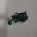 Clear Warm White Christmas Tree Lights - 6.3 ft String of 35 Incandescent Mini Bulbs Multifunctional Lighting Modes, for Decorative, Bedroom, Outdoor, Xmas Twinkle Lights with Green Wire Total 6.6 ft