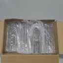 Ninehaoou 12 Pcs Plastic Small Cylinder Vases for Centerpieces Wedding Decoration, Clear Ribbed Bud Flower Vases Bulk for Wedding Bridal Shower Birthday Living Room Table Decor (5.5 Inch,Cylinder)