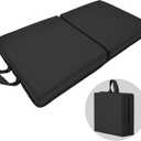 Kneeling Pad for Gardening, Exercise, Cleaning, Mechanic Work, Extra Thick Memory Foam Knee Cushion,Bath Kneeler Pad, Knee Pads for Women, Men, Baby Bath, Garden, Yoga Knee Cushion (Black)