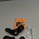 VG MOTO 1-1/4" Short Angled Highway Peg Mount Kit for Harley Touring Road King Street Glide Road Glide Electra Glide Softail Sportster Dyna, Motorcycle Highway Peg Mounts for 1.25" Engine Guards Black