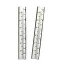5" Capacity Rain Gauge Glass Replacement Tube for Yard Garden Outdoor, Set of 2