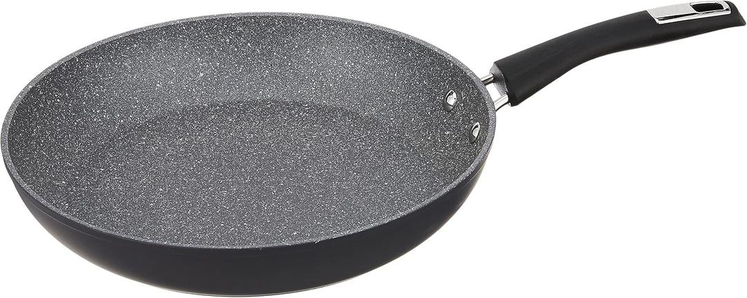 Bialetti Impact Textured Nonstick Oven-Safe Frying Pan, 12 Inch, Gray
