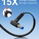 Charger Compatible with HP Laptop Computer 65W 45W Smart Blue Tip 4.5mm | Compatible with HP Pavilion x360 14/15/17, Envy 13/15, EliteBook ProBook Chromebook Stream Spectre |19.5V 3.33A 710412-001