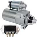 Starter for Kohler 15 16 17 18 20 21 22 23 25 26 27 28 30 31 HP 1994-2015 with Regulator 2509808 2509809 2509811 41012414, for John Deere Toro Cub Cadet Scotts Thomas Grasshopper