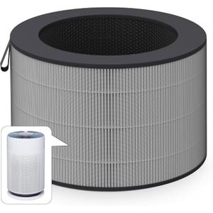 PuriCare 360 Filter Compatible with LG PuriCare 360 Purifiers, Model AS601HBB0, H13 HEPA  Activated carbon Filter, 1 Pack