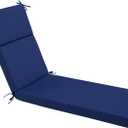 Idee-Home Chaise Lounge Cushions Outdoor, Lounge Chair Cushion Patio Furniture 72in.L x 21in.W x 3in.D Waterproof for Lawn Pool