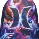 Hurley boys One and Only Printed Backpack, Nebula Shark, One Size