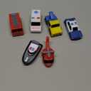 Tub Works Emergency Cars Light Up Bath Toys, 6 Pack | Water-Activated Light Up Toys Flash & Change Color | Soft, Squeezable Baby & Toddler Bath Toys | Sensory Toys with Bath Lights for Kids Bath