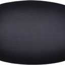 Squishy Microbead Neck Pillow, 7Inch x 12Inch Soft Travel Body Bed Pillow Bean Pillow for Kids Adult Chair Sleeping Car Seat, Fun Dormroom (Black)