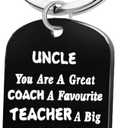 Udaney to My Uncle Pocket Watch Black Watch Gifts for Uncle from Nephew Niece