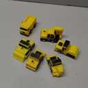 Tub Works Construction Trucks Mold Free Bath Toys, 6 Pack | Sealed, No Hole Bath Toys Design Keeps Moisture Out | Soft, Squeezable & Float on Water | Baby & Toddler Bathtub Toys | Baby Pool Play