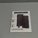 XcaseBar compatible with iPhone 17 6.3" Wallet case with Zipper Credit Card HolderRFID Blocking,Flip Folio Book PU Leather Phone case Shockproof Cover Women Men for Apple 17 case Wine Red