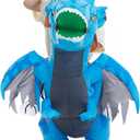 HSCTEK Inflatable Ride on Kids Dragon Costume Boys Girls, Size: 7-10 Yrs