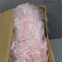 Sumind 24 Inch/2 ft Mini Pink Christmas Tree with Lights Tabletop Christmas Tree with 24 Pcs Ball Ornament Star DIY Pre-lit Small Artificial Pine for Xmas Table Home Indoor Decor (Silver Balls)